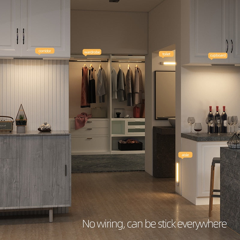 AiS LED Cabinet Battery Light Wireless Motion Sensor Light