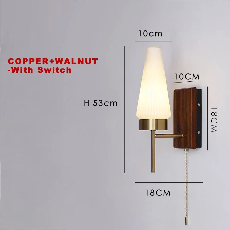 Modern Led Wall Lamp Korea AC90-260V Wall Mounted Wall Lights Fixture Bathroom Mirror Light Sconce Black Copper Nickel Wall Lamp