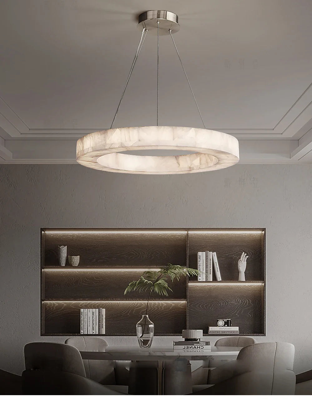 Kolia Marble Series Chrome Gold Dimmable LED Wall Lamp