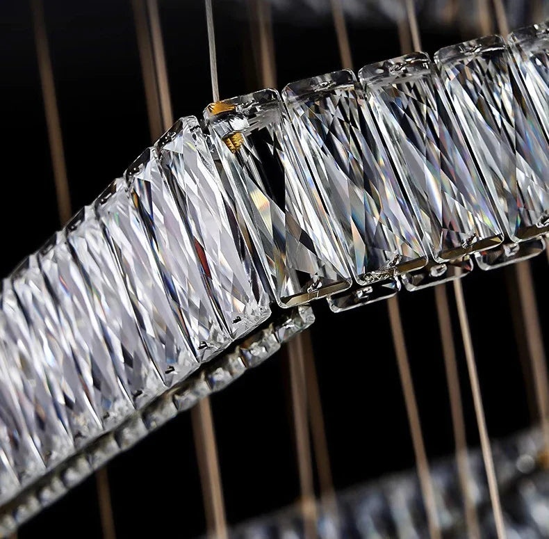 K9 Crystal Square Design Chandelier