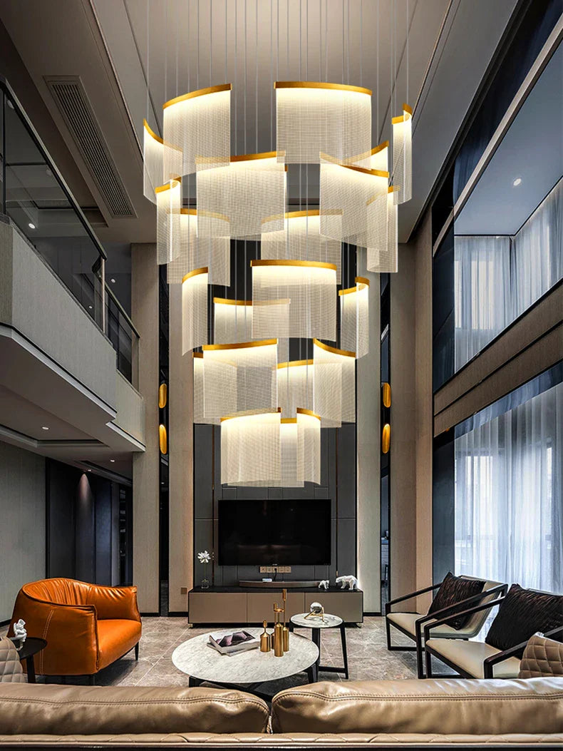 Karak Nordic home decor stair lamp hanging light chandelier