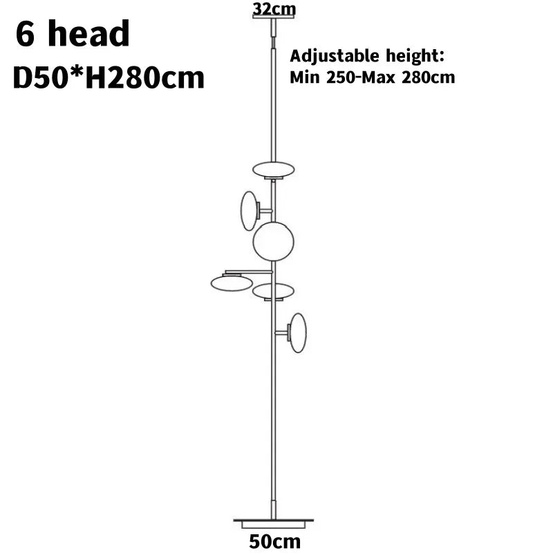 Anasue Mami Italian Floor Lamp