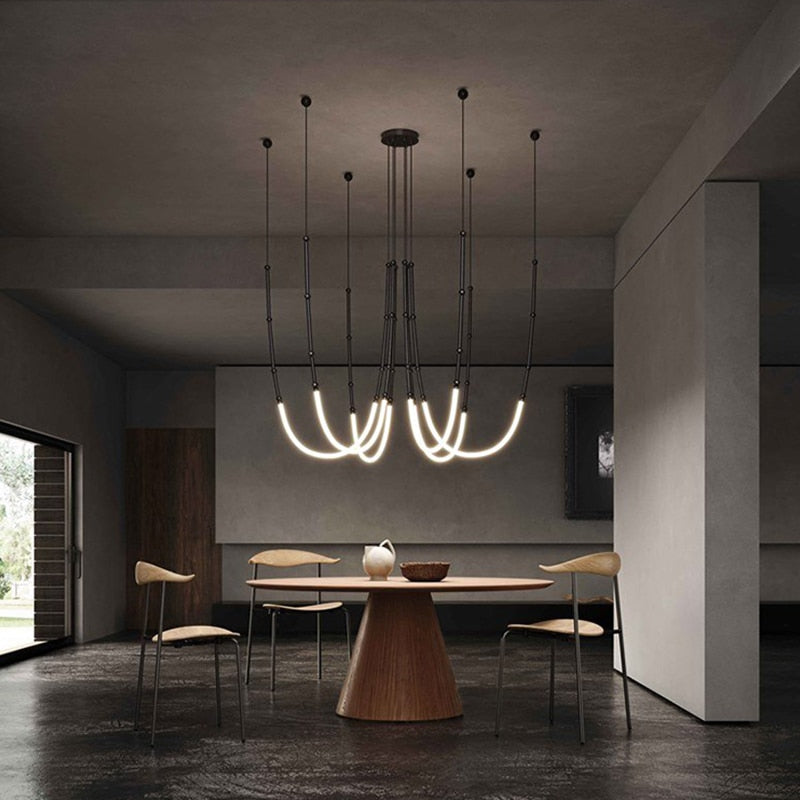 LON Reminee - Designer Art Creativity Tube Chandelier Lighting