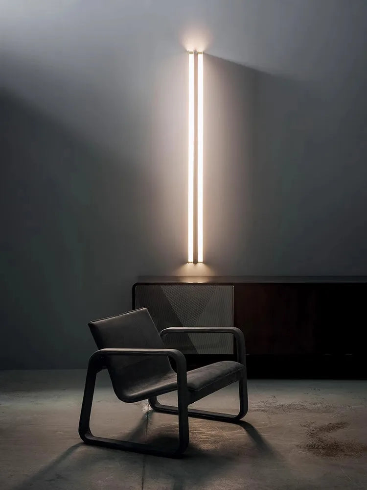 120-200cm Arandela Long Stainless Steel Brass Silver Indoor Wall Lamp