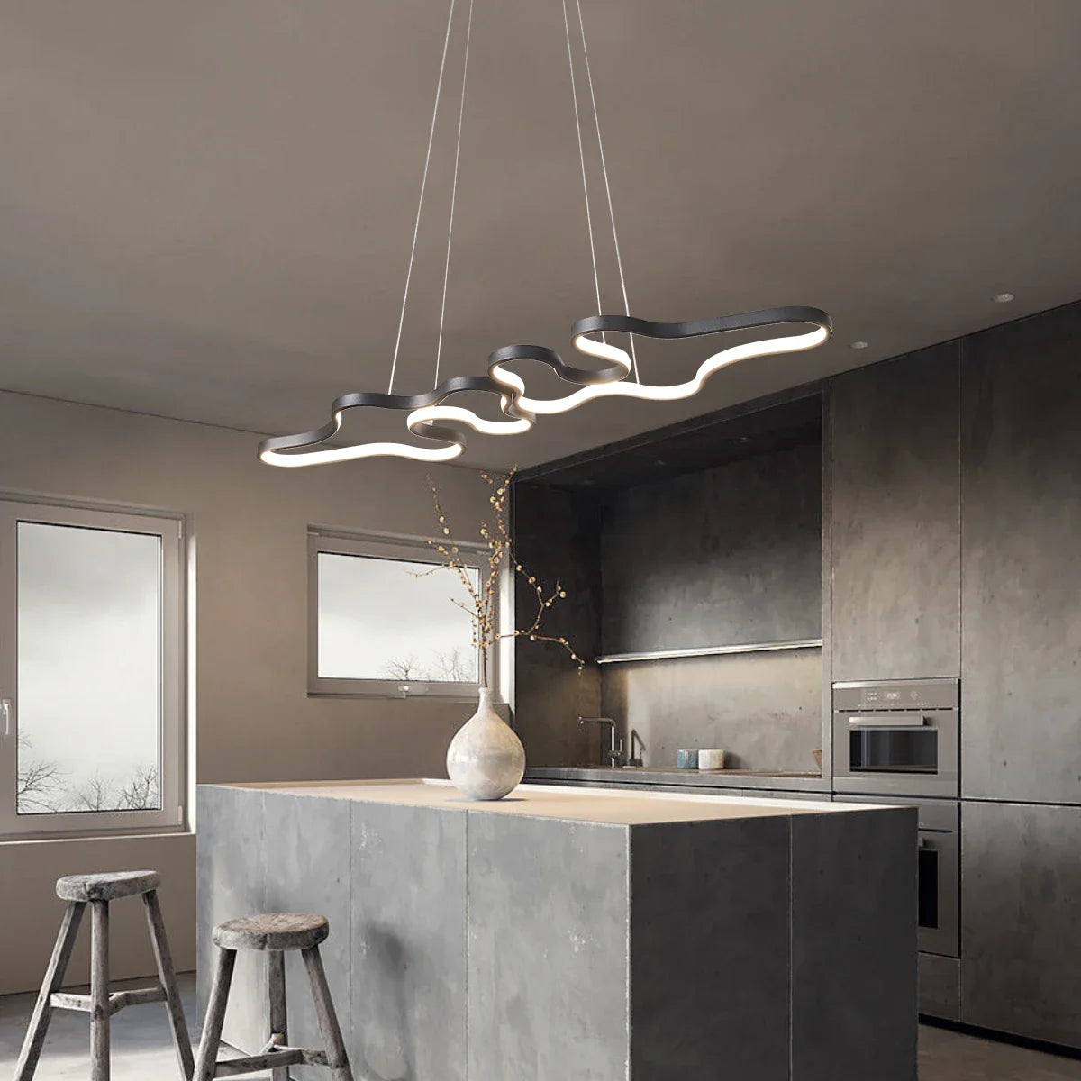 NEO The Curly Smart Home Alexa Google Home Modern LED Pendant Lights