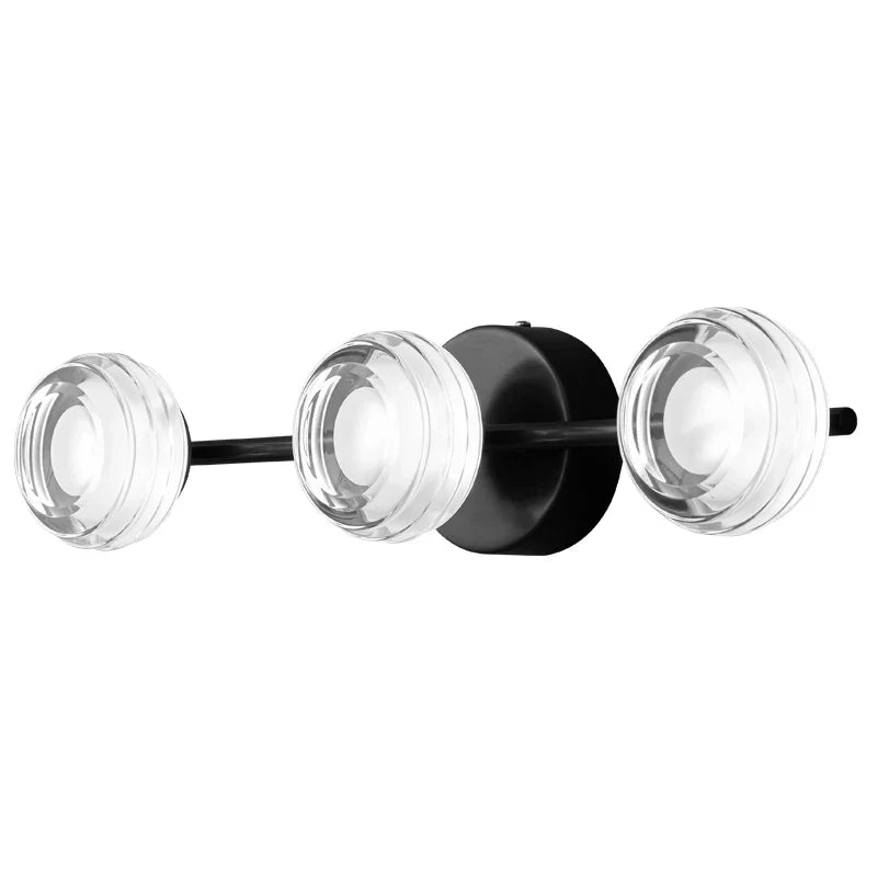 IIS Lonne Modern Minimalist Copper Eye Protection Bedroom Black Wall Lamp