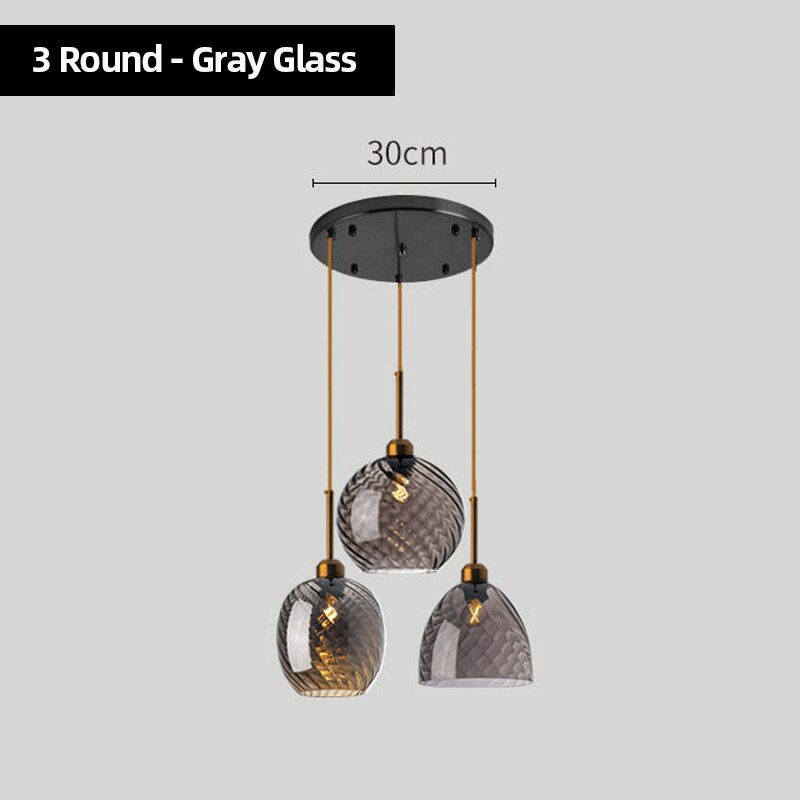 LON Venano - Modern Glass Chandelier Pendant Lights