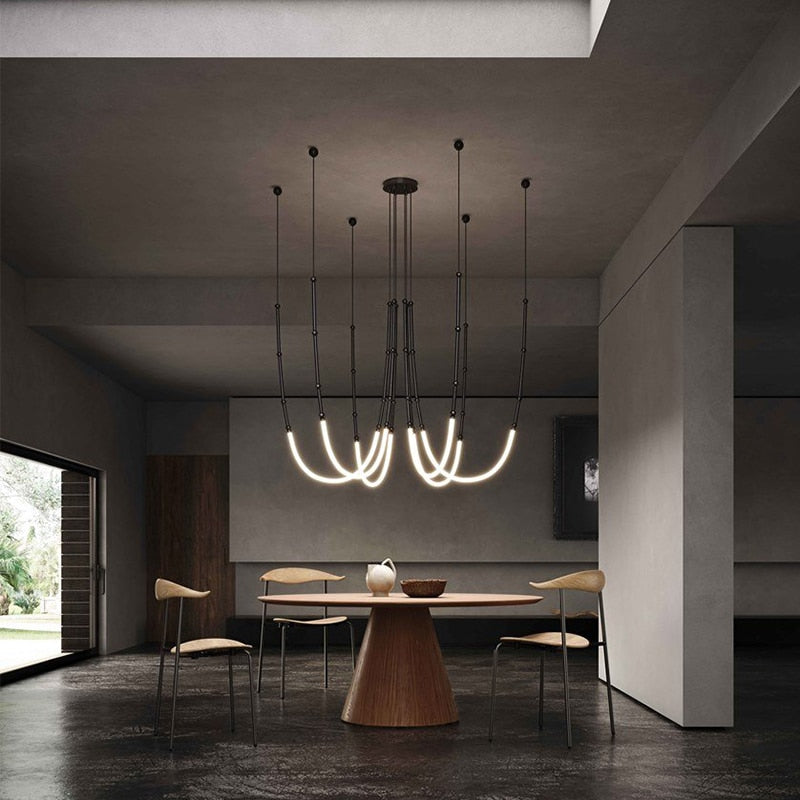 LON Reminee - Designer Art Creativity Tube Chandelier Lighting