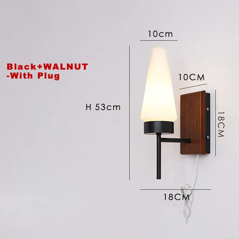 Modern Led Wall Lamp Korea AC90-260V Wall Mounted Wall Lights Fixture Bathroom Mirror Light Sconce Black Copper Nickel Wall Lamp