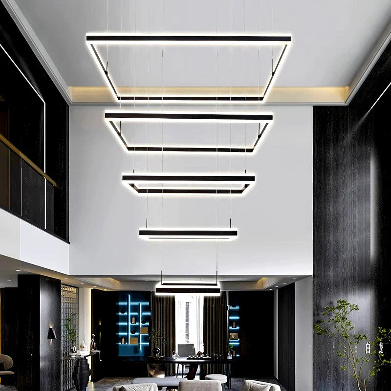 Square design Home living room decoration vintage Pendant Chandelier