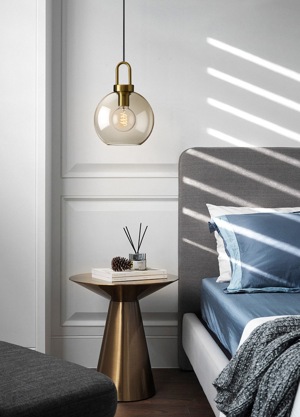 Judge - Nordic Glass Pendant Light Modern loft hanging lustre
