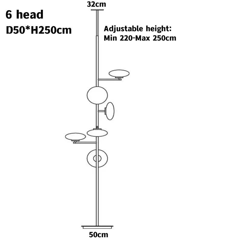 Anasue Mami Italian Floor Lamp