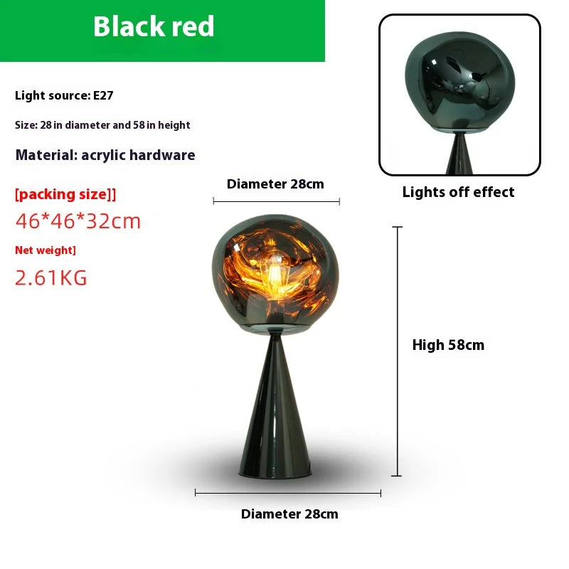 Vailuke Modern Creative Lava Lampshade LED Table/Floor Lamp