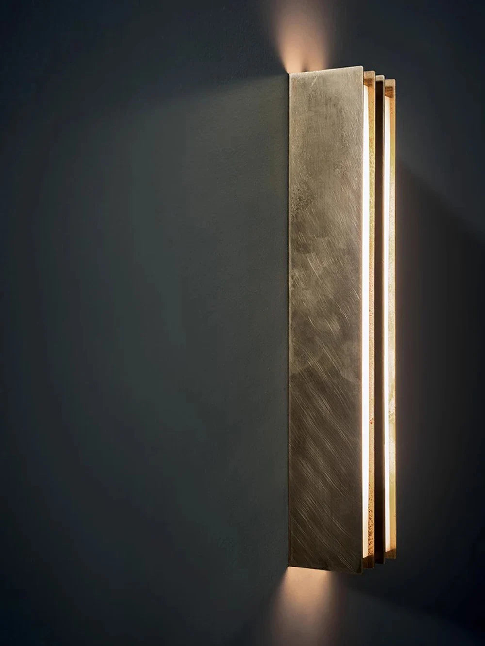 120-200cm Arandela Long Stainless Steel Brass Silver Indoor Wall Lamp
