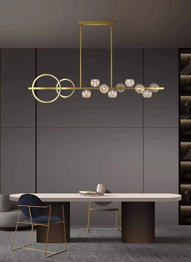 Paneter home decoration luxury crystal pendant lights