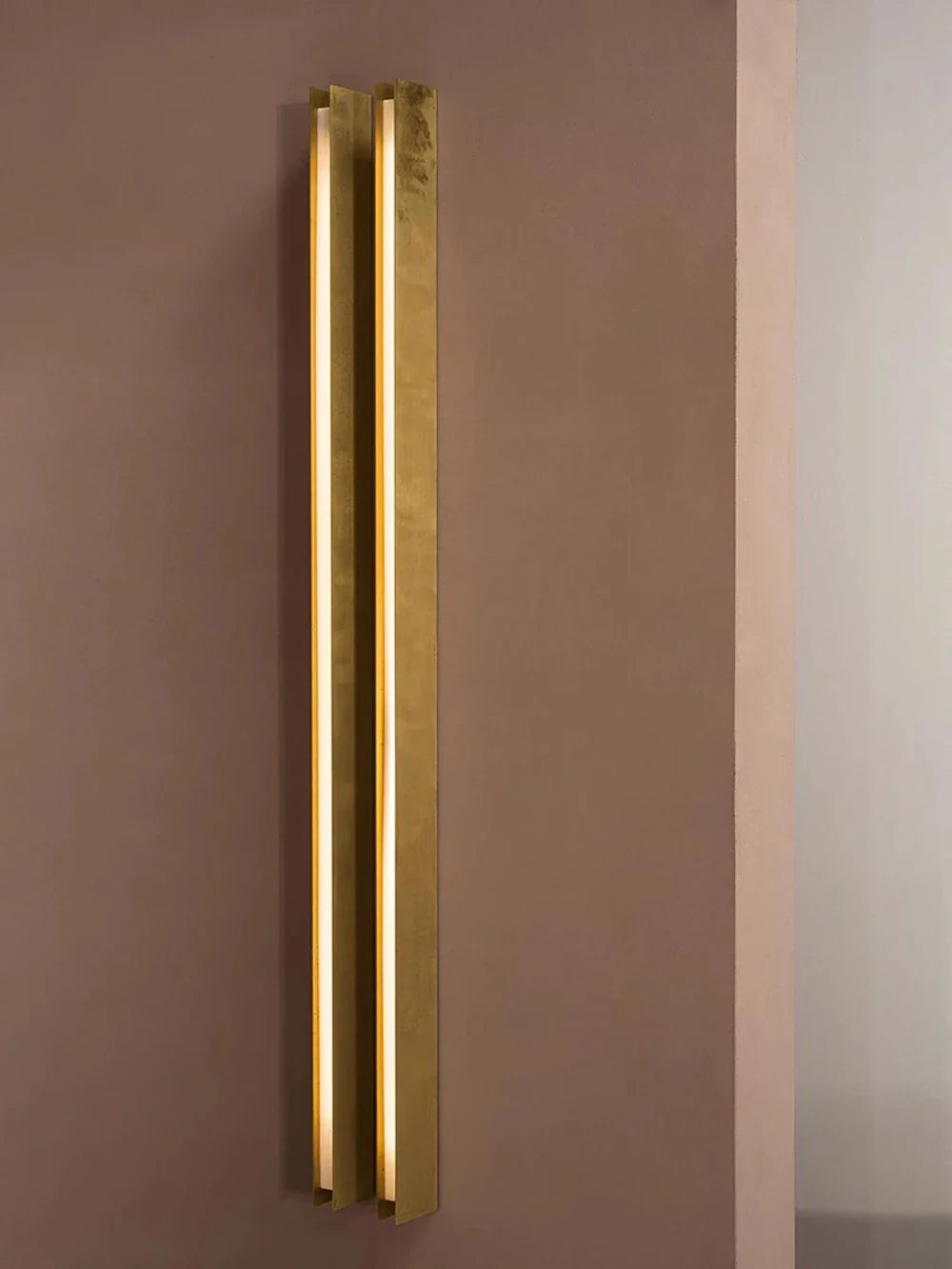 120-200cm Arandela Long Stainless Steel Brass Silver Indoor Wall Lamp