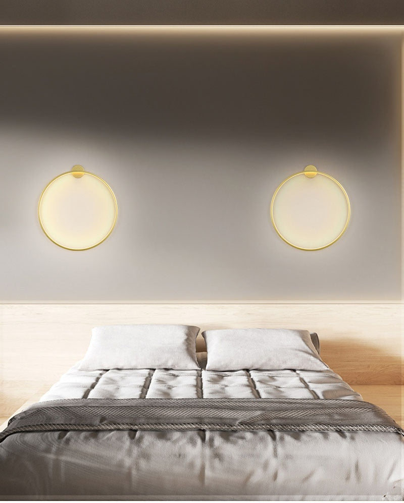 LON Rounded - Circle Background Decoration USB Wall Lamps