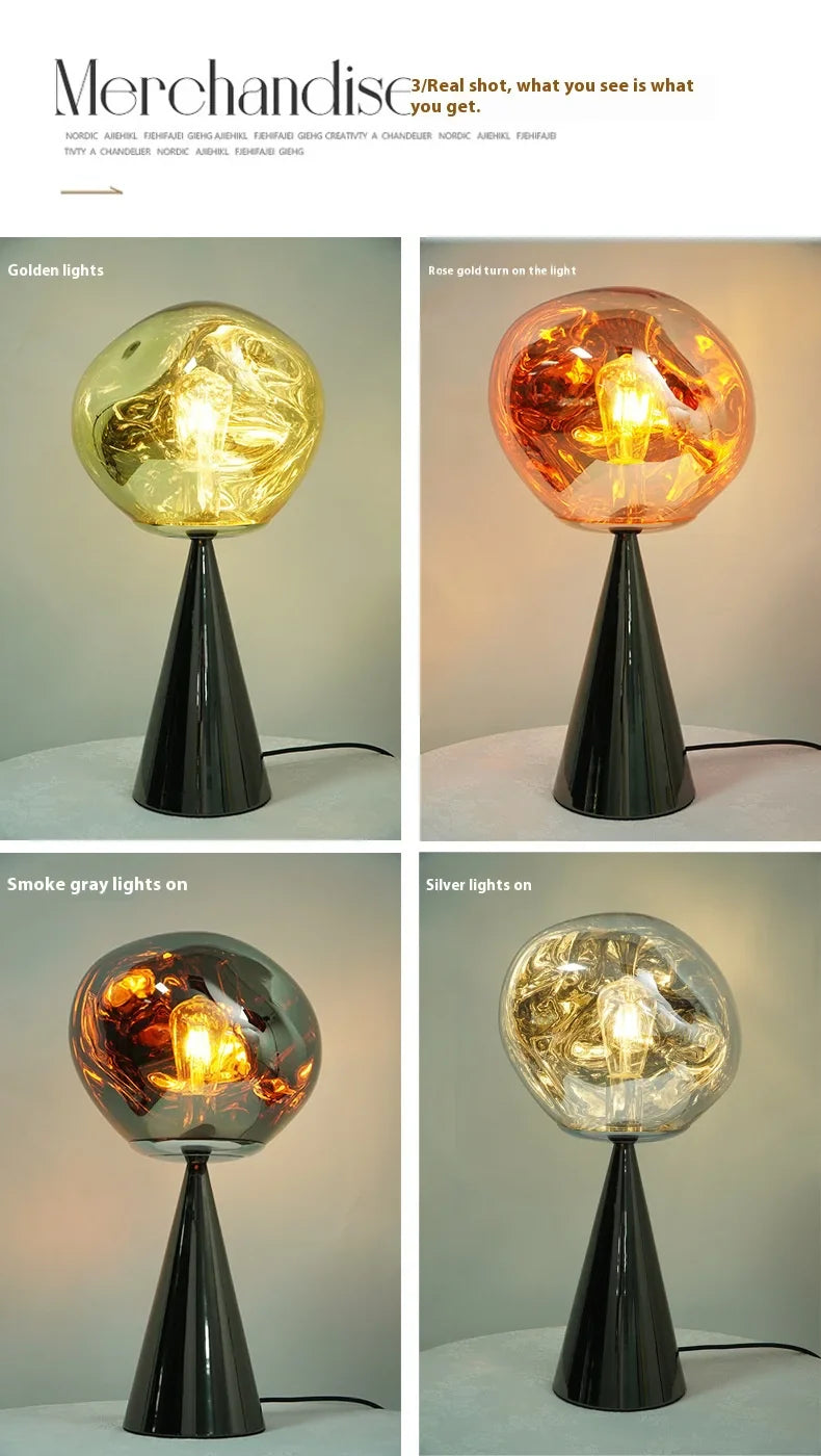 Vailuke Modern Creative Lava Lampshade LED Table/Floor Lamp