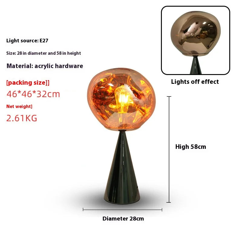 Vailuke Modern Creative Lava Lampshade LED Table/Floor Lamp