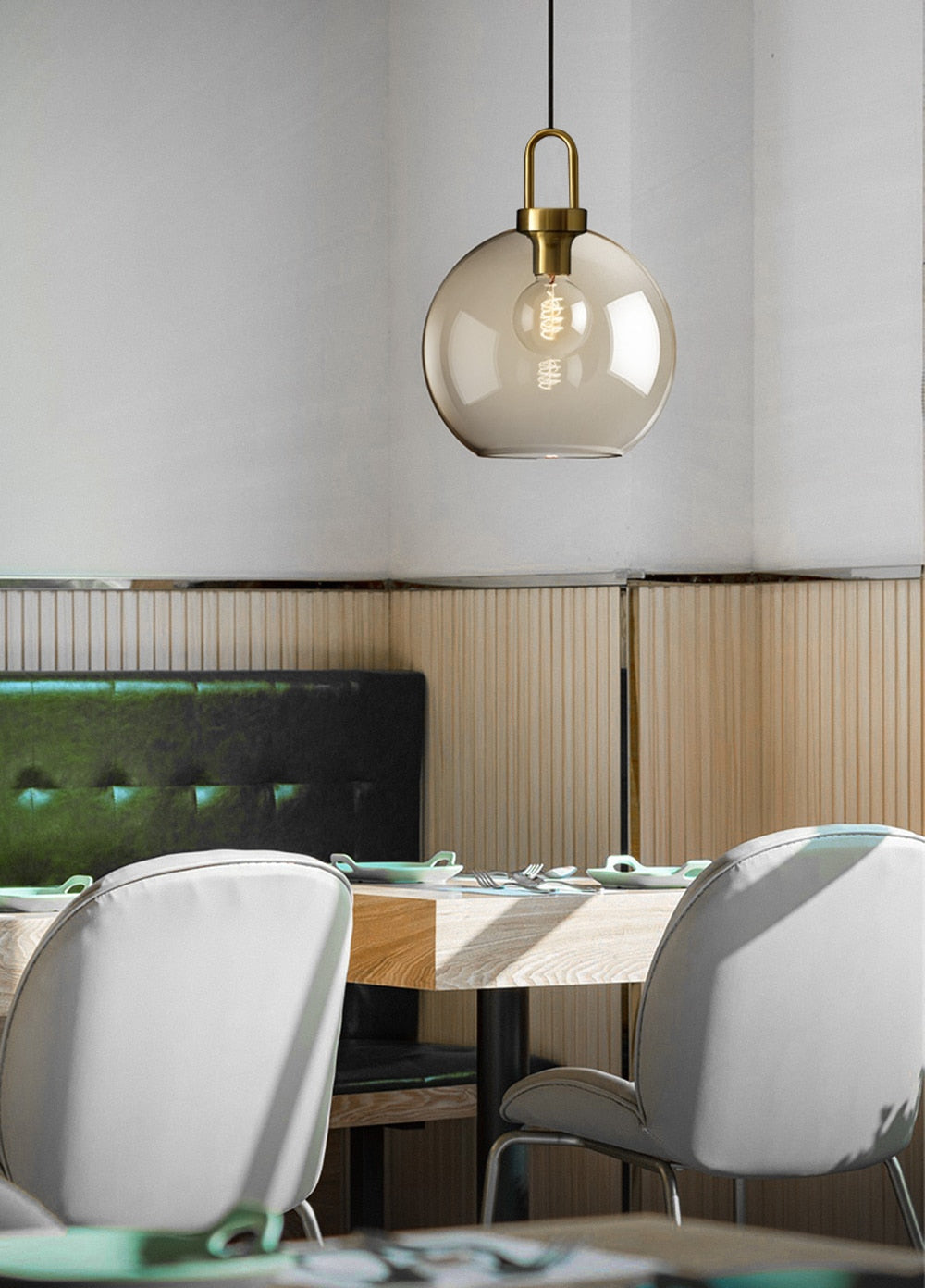 Judge - Nordic Glass Pendant Light Modern loft hanging lustre