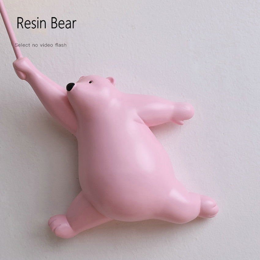Cartoon Bear Children Moon Lamp