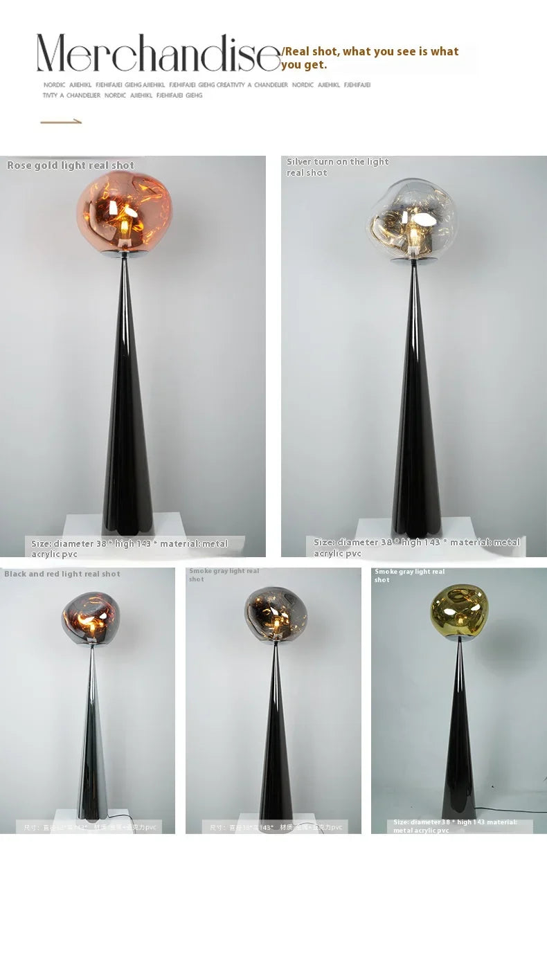 Vailuke Modern Creative Lava Lampshade LED Table/Floor Lamp