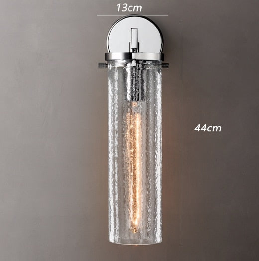 AI Argen - Retro Glass Luxury Hotel Aisle Balcony Wall Sconce