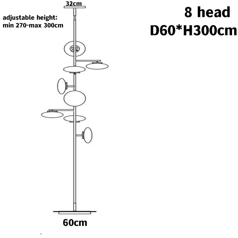 Anasue Mami Italian Floor Lamp