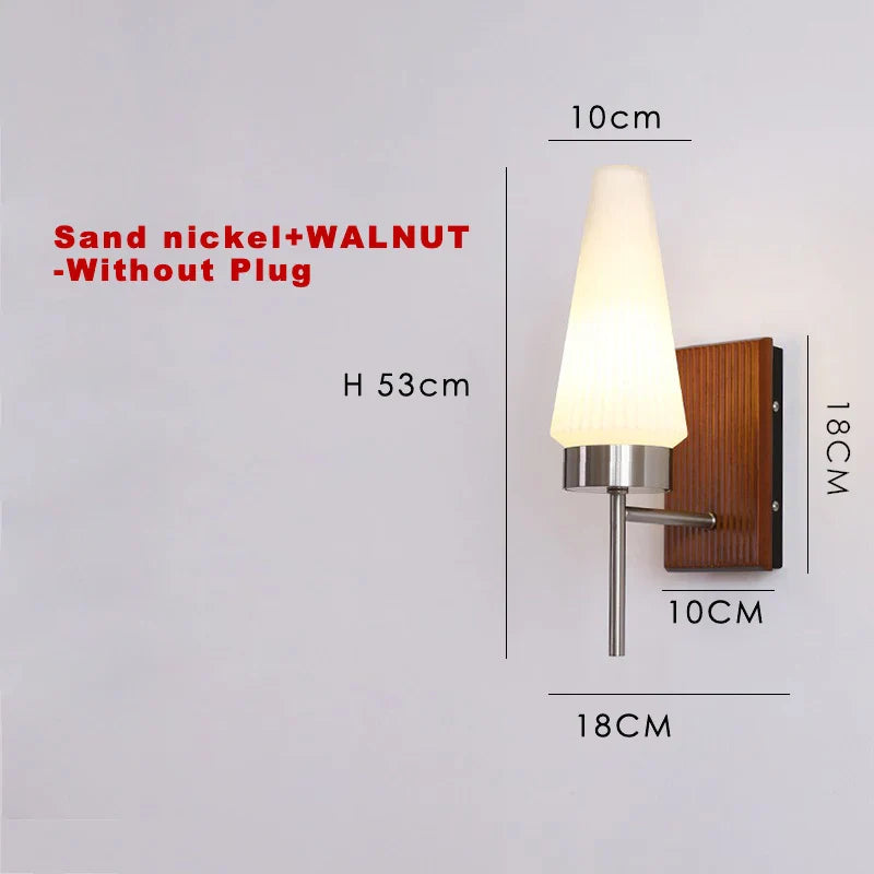Modern Led Wall Lamp Korea AC90-260V Wall Mounted Wall Lights Fixture Bathroom Mirror Light Sconce Black Copper Nickel Wall Lamp