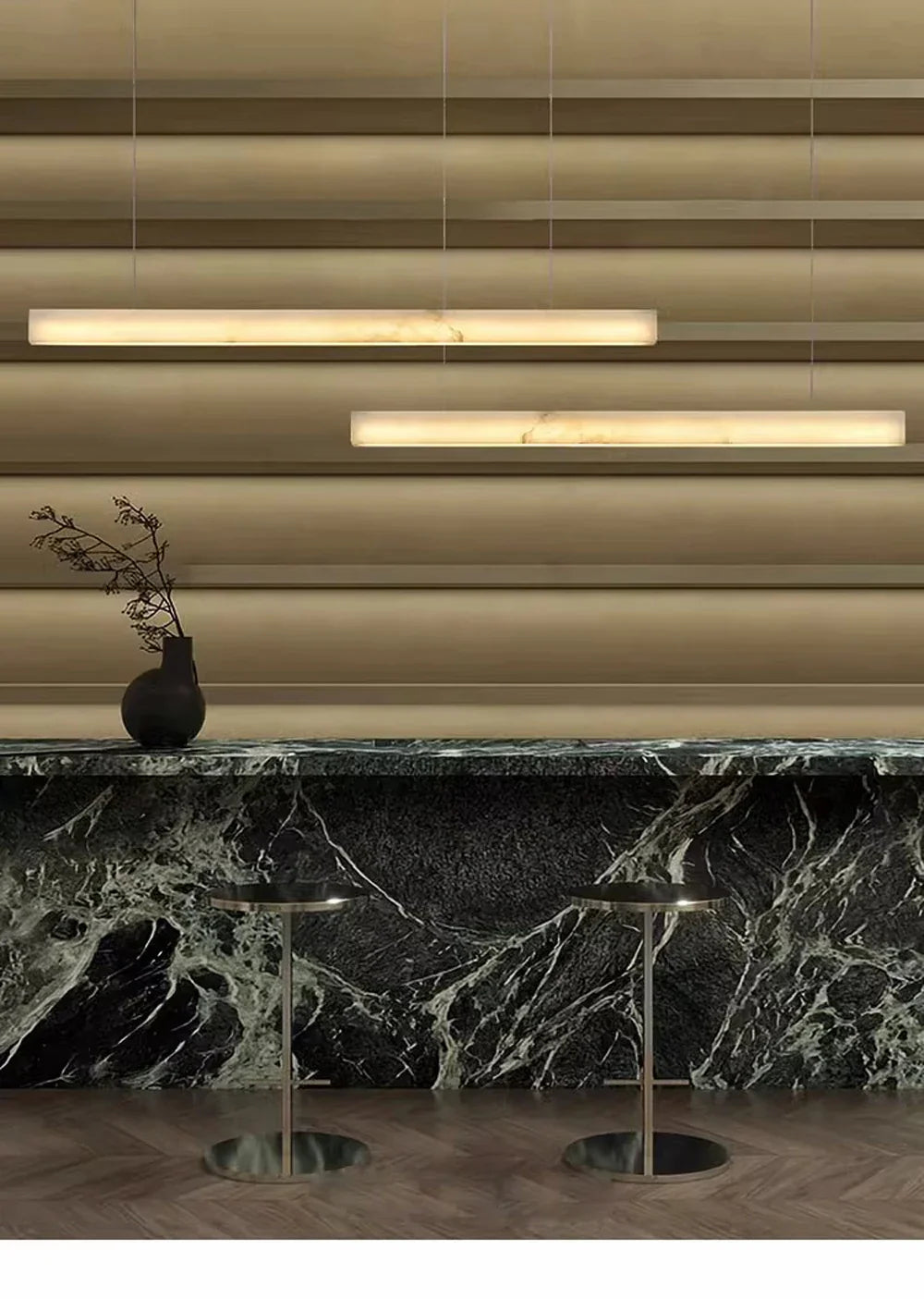 Kolia Marble Series Chrome Gold Dimmable LED Wall Lamp