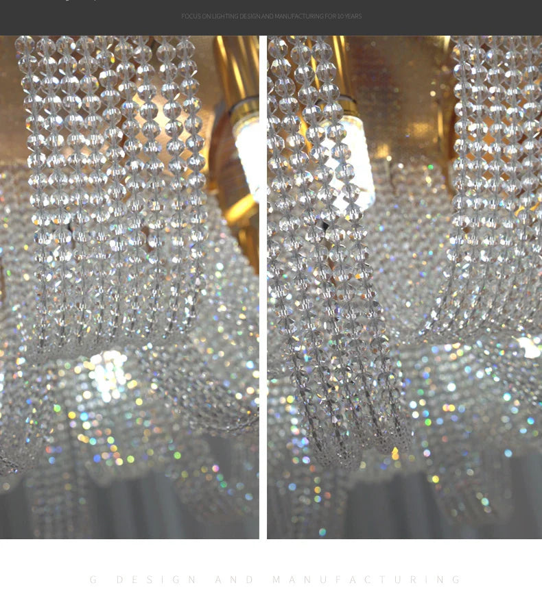 Sonnora Round Crystal Ceiling Chandelier