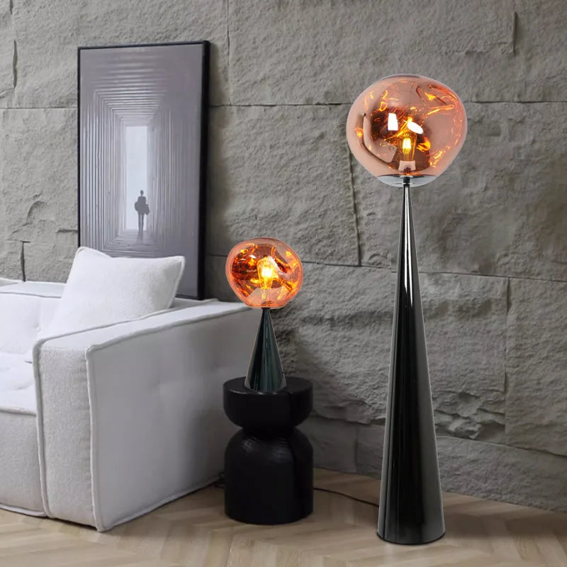 Vailuke Modern Creative Lava Lampshade LED Table/Floor Lamp