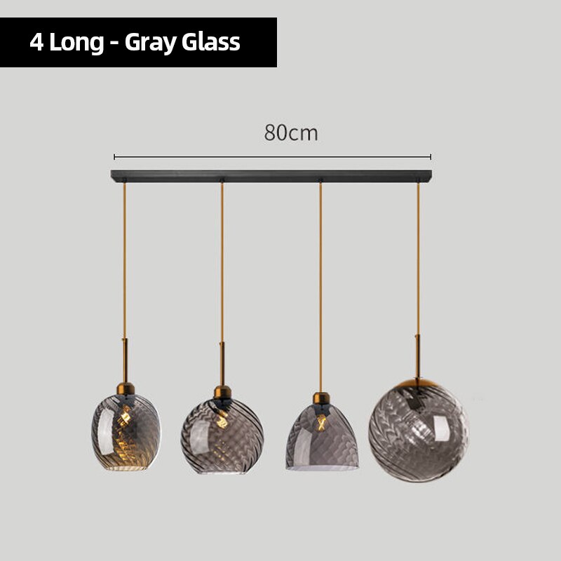 LON Venano - Modern Glass Chandelier Pendant Lights
