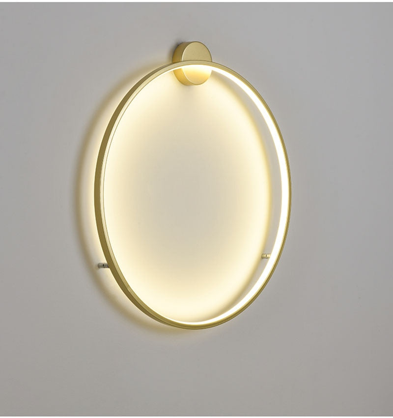 LON Rounded - Circle Background Decoration USB Wall Lamps