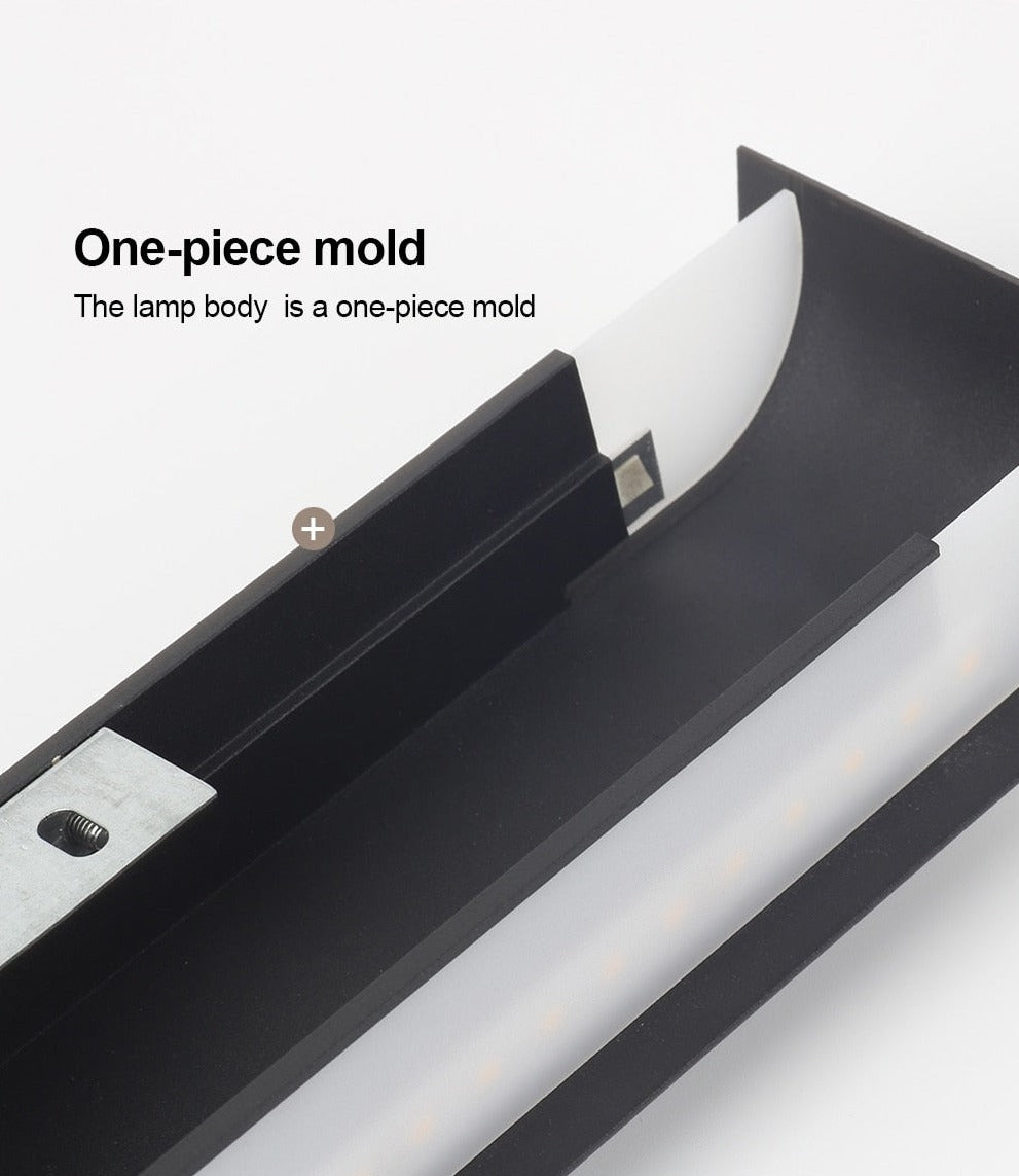 Blu Deke - LED Wall Sconce Light Decor Brushed Aluminum