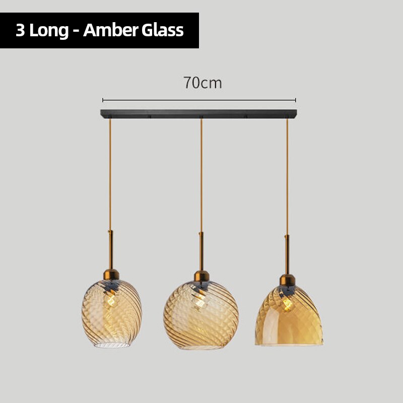 LON Venano - Modern Glass Chandelier Pendant Lights