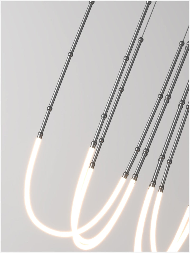 LON Reminee - Designer Art Creativity Tube Chandelier Lighting