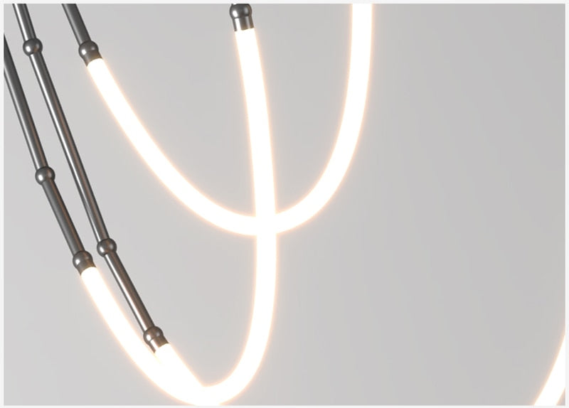 LON Reminee - Designer Art Creativity Tube Chandelier Lighting
