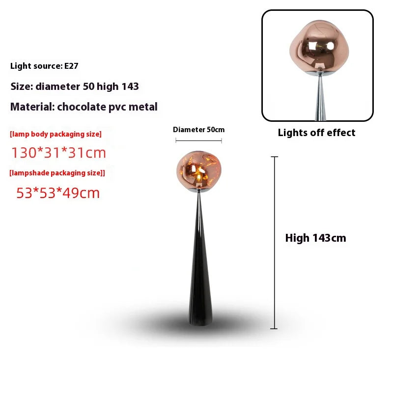 Vailuke Modern Creative Lava Lampshade LED Table/Floor Lamp