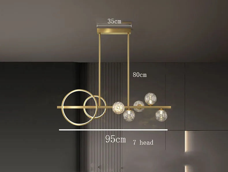 Paneter home decoration luxury crystal pendant lights