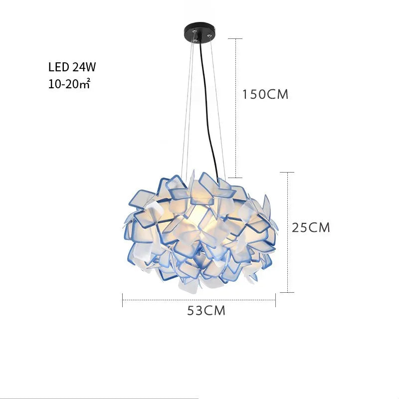 Fancy Design Suspension Light Acrylic Pendant Chandelier