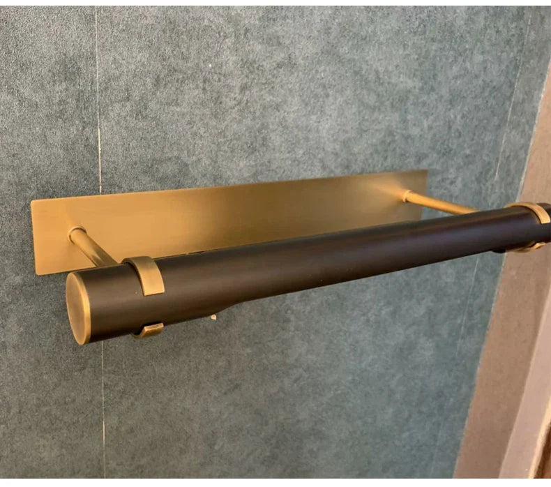 All Copper Mirror Headlights High-End Minimalist Retro Bathroom Lighting Fixtures