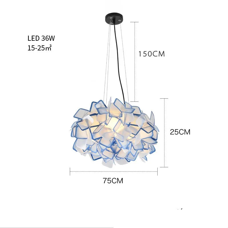 Fancy Design Suspension Light Acrylic Pendant Chandelier