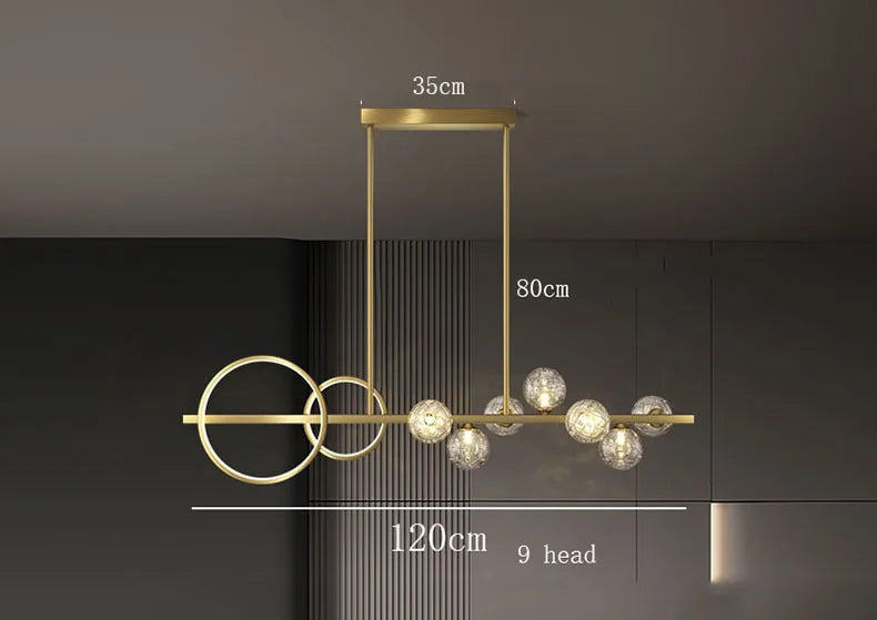Paneter home decoration luxury crystal pendant lights