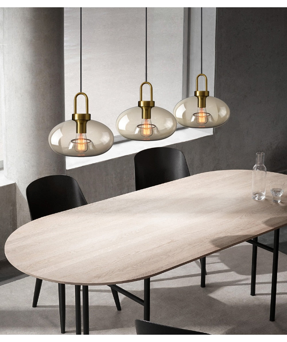 Judge - Nordic Glass Pendant Light Modern loft hanging lustre