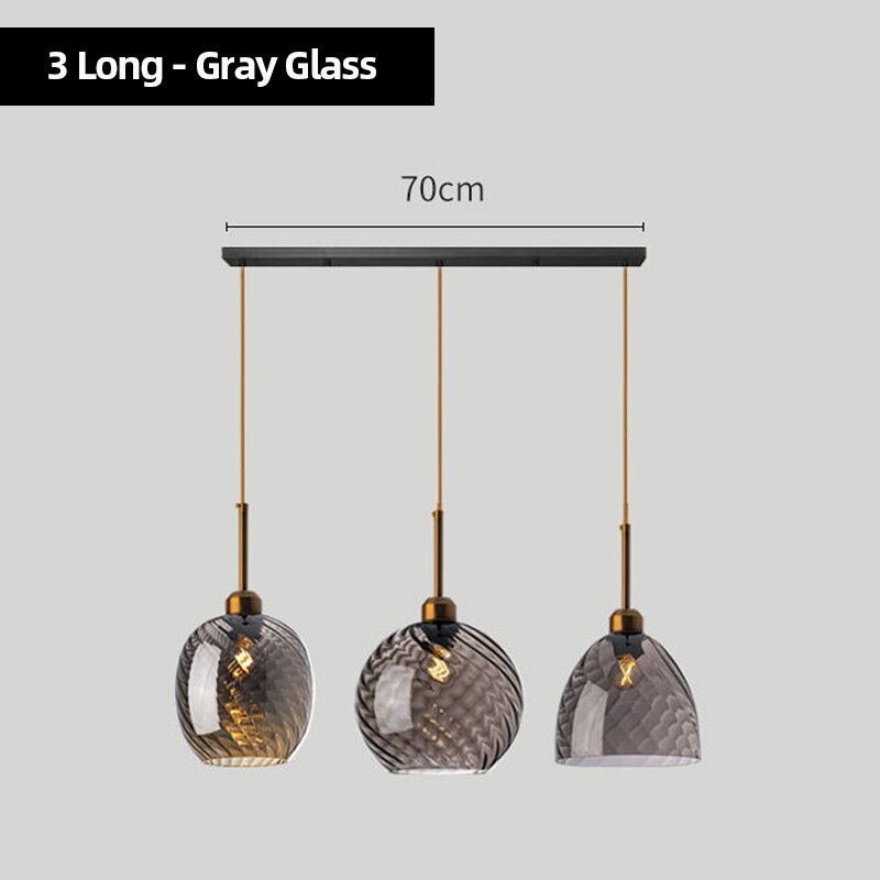 LON Venano - Modern Glass Chandelier Pendant Lights