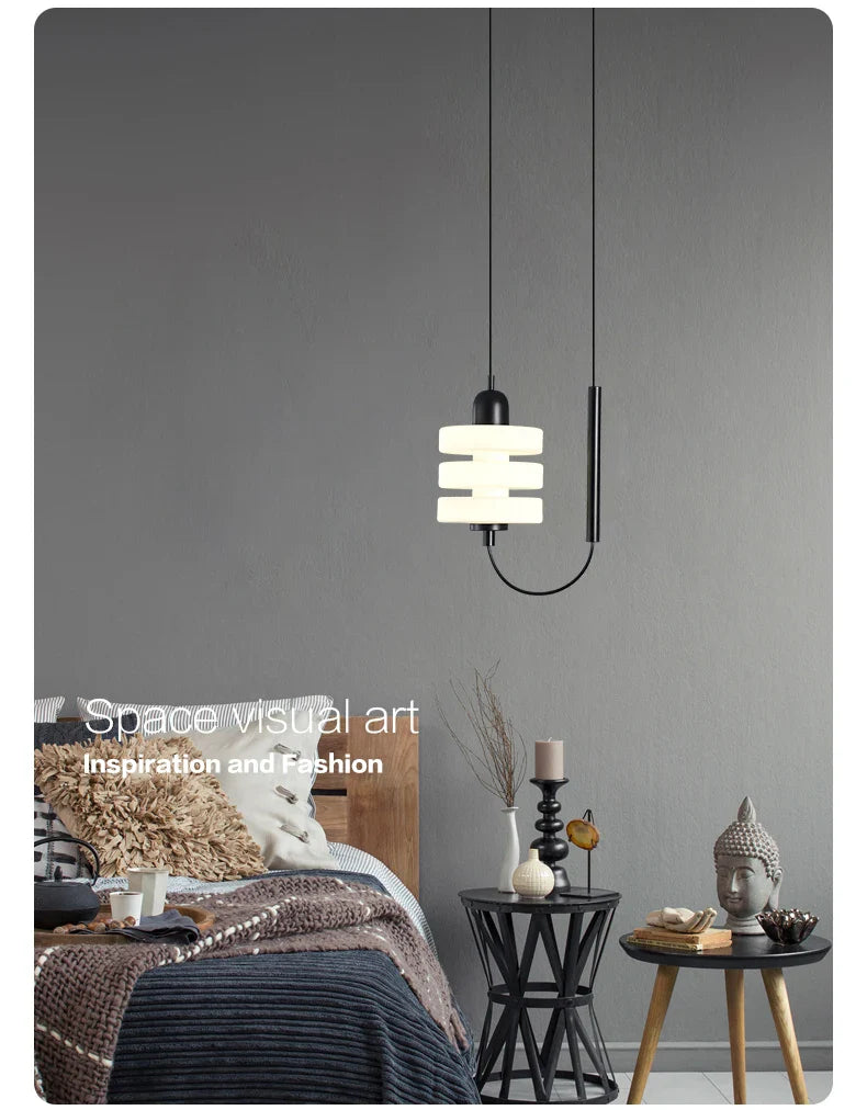 Junna Modern Adjustable Cable Black Pendant Lamps