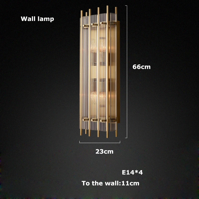 Akolia Rectangular Vintage American LED Dimmable Chandelier Lighting Lustre Suspension