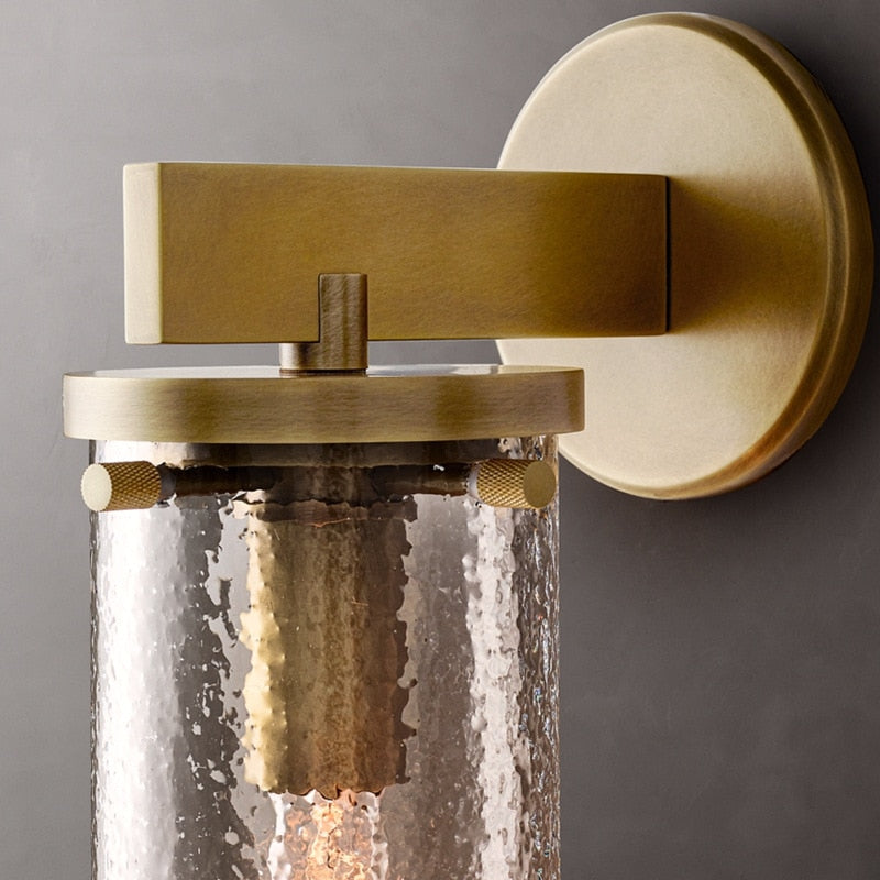 AI Argen - Retro Glass Luxury Hotel Aisle Balcony Wall Sconce