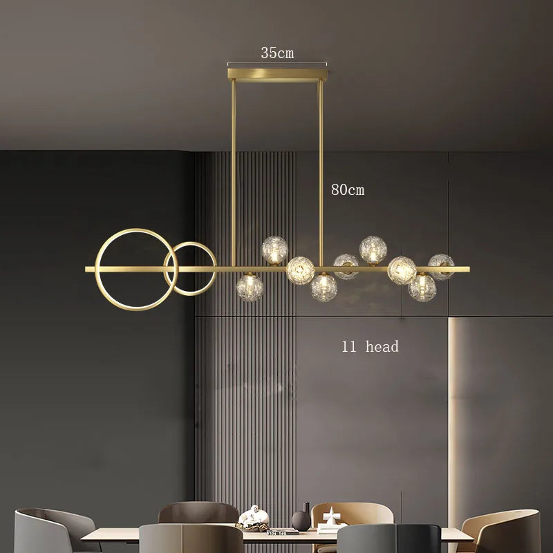 Paneter home decoration luxury crystal pendant lights